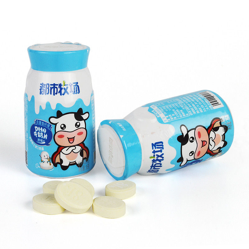 Compressed 16g Colostrum Flavor Chewy Milk Candy